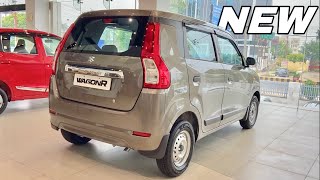 NEW WAGON R LXI BASE MODEL GREY COLOUR 2023  MARUTI SUZUKI WAGON R LXI VARIANT REVIEW [upl. by Ellemac]