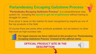 Parlandealey Escaping Gallstone Process  Can it Help [upl. by Petit]