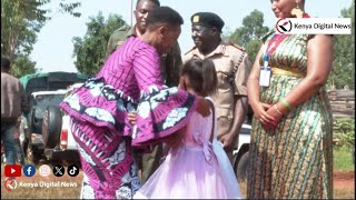 See how Rachel Ruto arrived in Vihiga for International Widows Day [upl. by Ihcehcu]