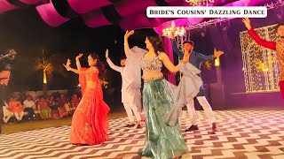 Brides Cousins Dazzling Dance  What Jhumka  Cutiepie  Wedding Choreography By Shruti Trivedi [upl. by Alilahk]