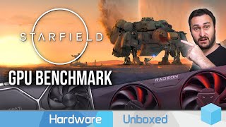 Starfield 32 GPU Benchmark 1080p 1440p 4K  Ultra High Medium [upl. by Illom]