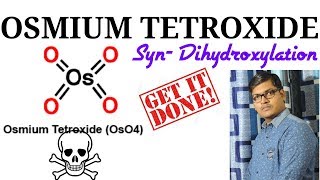 OSMIUM TETROXIDE  Syn DIHYDROXYLATION  ORGANIC REAGENT  CBSENEETIIT [upl. by Kotz185]