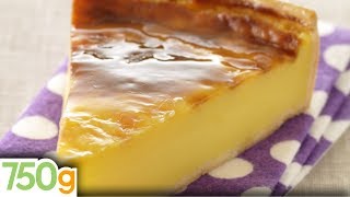 Recette du Flan pâtissier  750g [upl. by Afatsom]