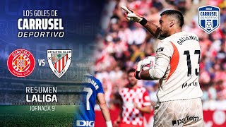 ¡GAZZANIGA es el HÉROE DE MONTILIVI Resumen de goles del Girona 2  1 Athletic Club [upl. by Katrina]