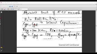 Microelectronic Circuits Open circuit time constant method  Class 23 [upl. by Angadreme]