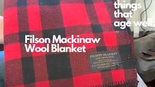 Filson Mackinaw Wool Blanket  Unboxing [upl. by Ttebroc]