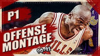 Michael Jordan UNSTOPPABLE Offense Highlights Montage 19901991  LEGEND [upl. by Jemina]