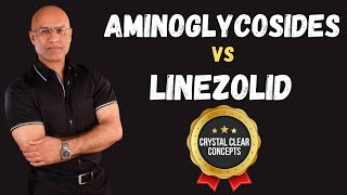 Aminoglycosides vs Linezolid MOA  Antibiotics  Pharmacology [upl. by Heinrike223]