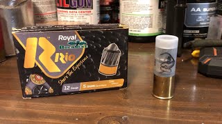 12 Gauge Rio Royal Brenneke Slug 1 18 Ounce 1410 FPS  Breakdown [upl. by Sclater973]