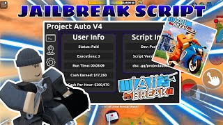 New Jailbreak Script  Project Auto V4  Mobile amp PC [upl. by Gunthar]