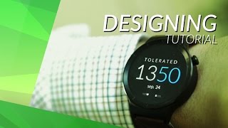 How to Design a Clean Smartwatch Face  TUTORIAL [upl. by Stephania]