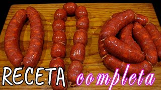 Como hacer CHORIZO CASERO desde cero CON TRIPA O SIN TRIPA  El Mister Cocina [upl. by Savick]