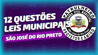 Questões Leis Municipais São José do Rio Preto Comentadas [upl. by Erlandson]