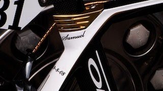 Samuel Sanchezs quotOlympic Goldquot Orbea Orca bike [upl. by Marquis884]