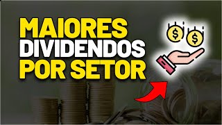 10 SETORES QUE MAIS PAGAM DIVIDENDOS  MELHORES AÇÕES DE DIVIDENDOS PARA 2022 [upl. by Aletta711]