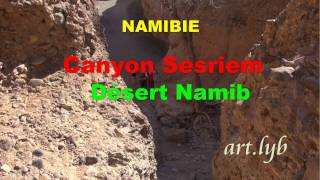 NAMIBIE quotCanyon Sesriemquotartlyb25 [upl. by Sixla]