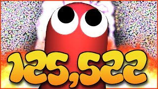 125000K WORLD RECORD MASS GAMEPLAY  SLITHERIO WORLD RECORD YouTube Highscore [upl. by Girovard]