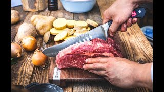 Fleisch amp Gemüse mit dem Butcher Knife schneiden [upl. by Metsky]