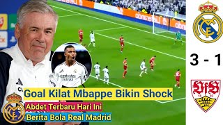 Hasil Laga Real Madrid Vs Stuttgart 3 1‼️Goal Kilat Kylian Mbappe Bikin Shock [upl. by Eaves429]