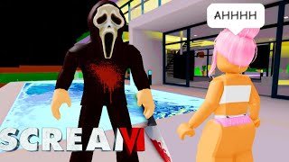 SCREAM 6 In Roblox Brookhaven [upl. by Liw968]