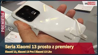 Seria Xiaomi 13 prosto z premiery na MWC23 [upl. by Eirrahs244]