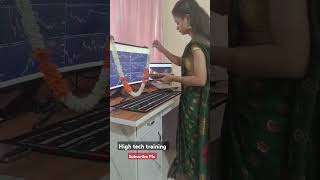 Trading setup my dream trading setup 🥰 trading sharemarket nifty banknifty livestream [upl. by Willin]