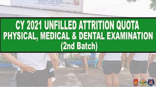 PNP RECRUITMENT  PMDE OF CY 2021 UNFILLED ATTRITION QUOTA  2ND BATCH  PRO5 [upl. by Noicnecsa]