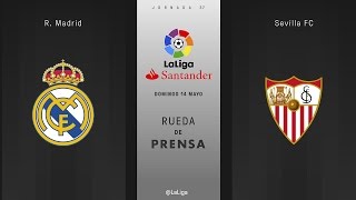 Rueda de prensa R Madrid vs Sevilla [upl. by Yr]