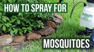 Spraying for mosquitoes eliminate mosquitoes [upl. by Jacquenetta]