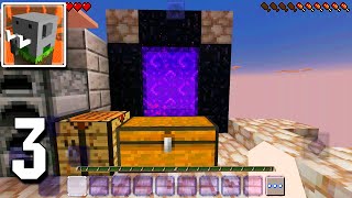 Craftsman SkyBlock Survival 3  HOW TO MAKE A NETHER PORTAL Craftsman Building Craft [upl. by Sterrett]