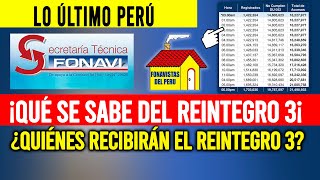 Fonavi  ¿Qué se sabe del Reintegro 3 Fonavi ¿Quiénes recibirán el Reintegro 3 [upl. by Lohrman]