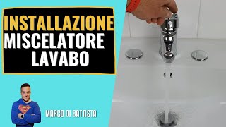 Come installare il miscelatore su un lavabo TUTORIAL [upl. by Ecnaled530]