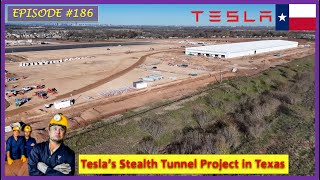 Teslas Stealth Tunnel Project Begins Construction in Texas 😁 👍🏼 🚇 🏗️ 👷🏼‍♂️ 💰 186 [upl. by Irwinn]