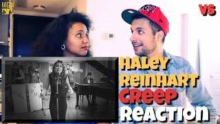 Haley Reinhart sings Creep Vintage VS Reaction [upl. by Leizahaj]