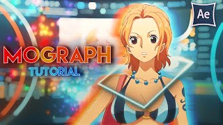 Mograph Transition Tutorial  After Effects Tutorial  AMVEDIT [upl. by Obel800]