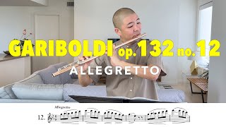 Gariboldi Op 132 12 Flute Etude quotAllegrettoquot [upl. by Alves425]