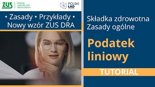 Podatek liniowy a składka zdrowotna  tutorial Polski Ład [upl. by Claribel723]