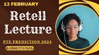 PTE RETELL LECTURERetell lecture Templates February 2024 [upl. by Tallula]