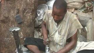 Manufacturing pots from waste Aluminium in Nigeria [upl. by Marron]