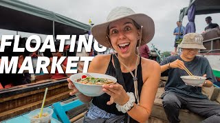 48 Hours on the Mekong River Vietnam Largest Floating Market [upl. by Syl430]