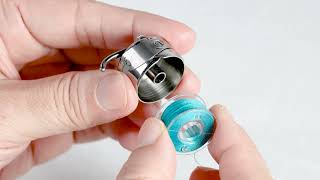 MILLEPUNTI MKR45 Tutorial  Inserting the Bobbin [upl. by Adahsar]