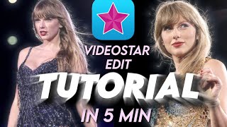 how to make a tiktok edit on video star in five minutes beginners tutorial [upl. by Schaaff]