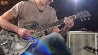 James Trussart SteelResoGator Resonator Guitar  CME Gear Demo [upl. by Publea]