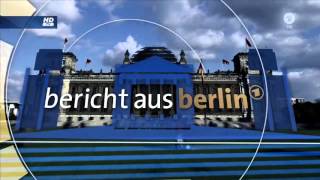 Das Erste  Bericht aus Berlin Intro  2015 HD [upl. by Nedgo237]