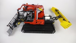 LEGO Technic Snow Groomer  10 RC Functions [upl. by Dlared]