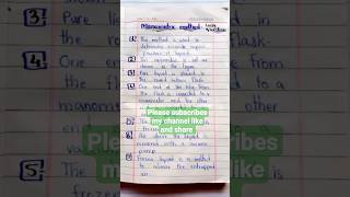 manometric method class 11 Chemistry [upl. by Nahor353]