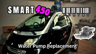 Smart Fortwo 450 Water pump Replacement without lowering engine [upl. by Gulick591]