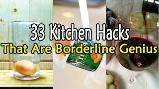 33 Kitchen Hacks That Are Borderline Genius [upl. by Lalat]