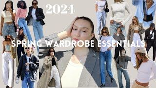 SPRING WARDROBE ESSENTIALS 2024   Ella Wynn [upl. by Eerak]