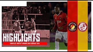 HIGHLIGHTS  Ebbsfleet United Vs Woking [upl. by Chloras]